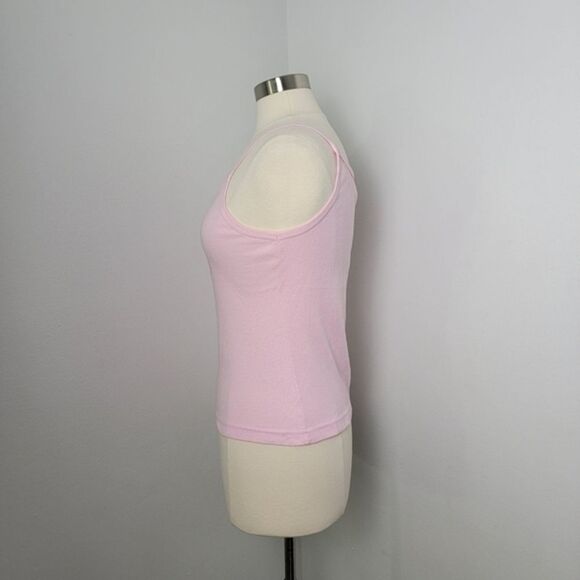 Y2K Millennial Pink Dallas Cowboys Spaghetti Strap Tank Top Juniors XL - Picture 8 of 11